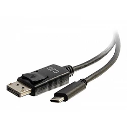 C2G 12ft USB C to DisplayPort Cable - 4K - Black