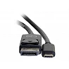 C2G 10ft USB C to DisplayPort Cable - 4K Video