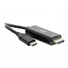 C2G 1ft USB C to HDMI - 4K - Black - M/M - Cable de audio / vídeo