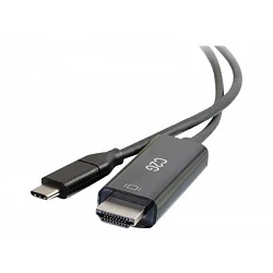 C2G 1ft USB C to HDMI - 4K - Black - M/M - Cable de audio / vídeo