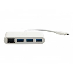 C2G USB C Hub with Ethernet - 3-Port USB Hub