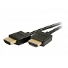 C2G 2ft 4K HDMI Cable - Ultra Flexible Cable with Low Profile Connectors