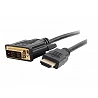 C2G 1m (3ft) HDMI to DVI Cable - HDMI to DVI-D Adapter Cable