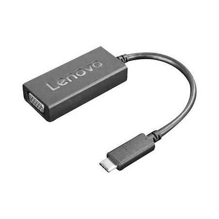 Lenovo - Adaptador USB / VGA - 24 pin USB-C (M) a HD-15 (VGA) (H)