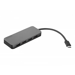 Lenovo USB-C to 4 Port USB-A Hub - Hub - 4 x SuperSpeed USB 3.0 + 1 x USB-C