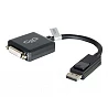 C2G 8in DisplayPort to DVI-D (Single-Link) Adapter Converter