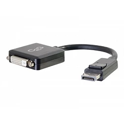 C2G 8in DisplayPort to DVI-D (Single-Link) Adapter Converter