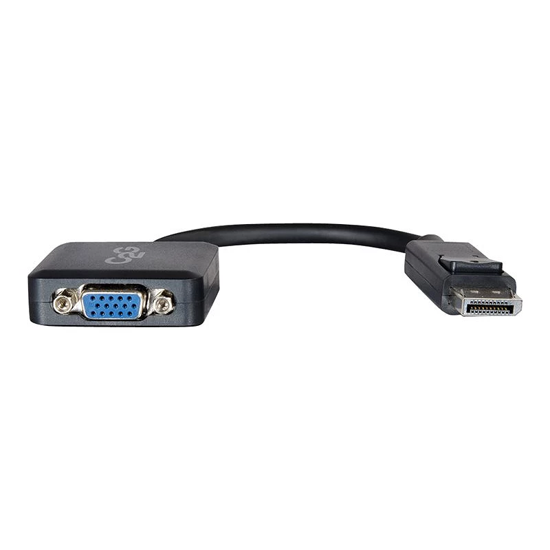 C2G 8in DisplayPort to VGA Adapter Converter