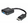 C2G 8in DisplayPort to VGA Adapter Converter