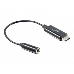 C2G USB C to Aux (3.5mm) Adapter - USB C Audio Adapter