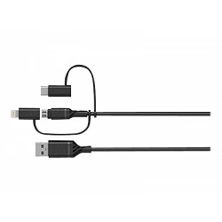 OtterBox Standard - Cable USB - USB (M) a Micro-USB tipo B, Lightning, 24 pin USB-C (M)