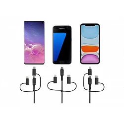 OtterBox Standard - Cable USB - USB (M) a Micro-USB tipo B, Lightning, 24 pin USB-C (M)