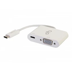 C2G USB C to VGA Video Adapter w/ Power Delivery