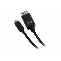 C2G 2.7m (9ft) USB C to DisplayPort Adapter Cable Black