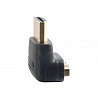 C2G 90° Down Adapter - Adaptador HDMI - HDMI macho a HDMI hembra