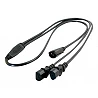 C2G 16 AWG 1-to-2 Power Cord Splitter - Separador de alimentación