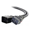 C2G - Cable de alimentación - IEC 60320 C19 a IEC 60320 C20