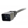 C2G - Cable de alimentación - IEC 60320 C19 a IEC 60320 C20