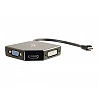 C2G Mini DisplayPort to HDMI, VGA, or DVI Adapter Converter