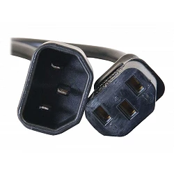 C2G - Cable alargador de alimentación - IEC 60320 C13 a IEC 60320 C14