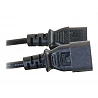 C2G - Cable alargador de alimentación - IEC 60320 C13 a IEC 60320 C14