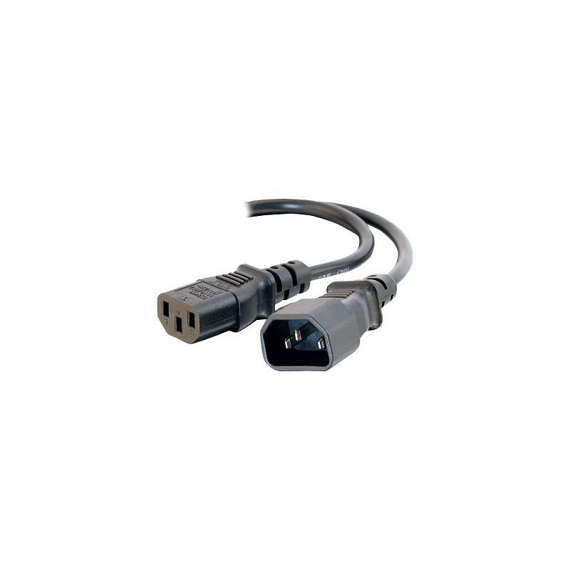 C2G - Cable alargador de alimentación - IEC 60320 C13 a IEC 60320 C14