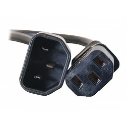 C2G - Cable alargador de alimentación - IEC 60320 C13 a IEC 60320 C14