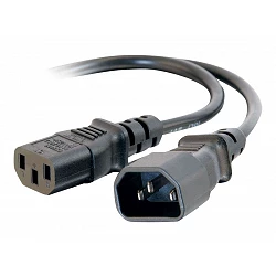 C2G - Cable alargador de alimentación - IEC 60320 C13 a IEC 60320 C14