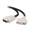 C2G - Cable alargador DVI - enlace doble - DVI-I (M) a DVI-I (H)