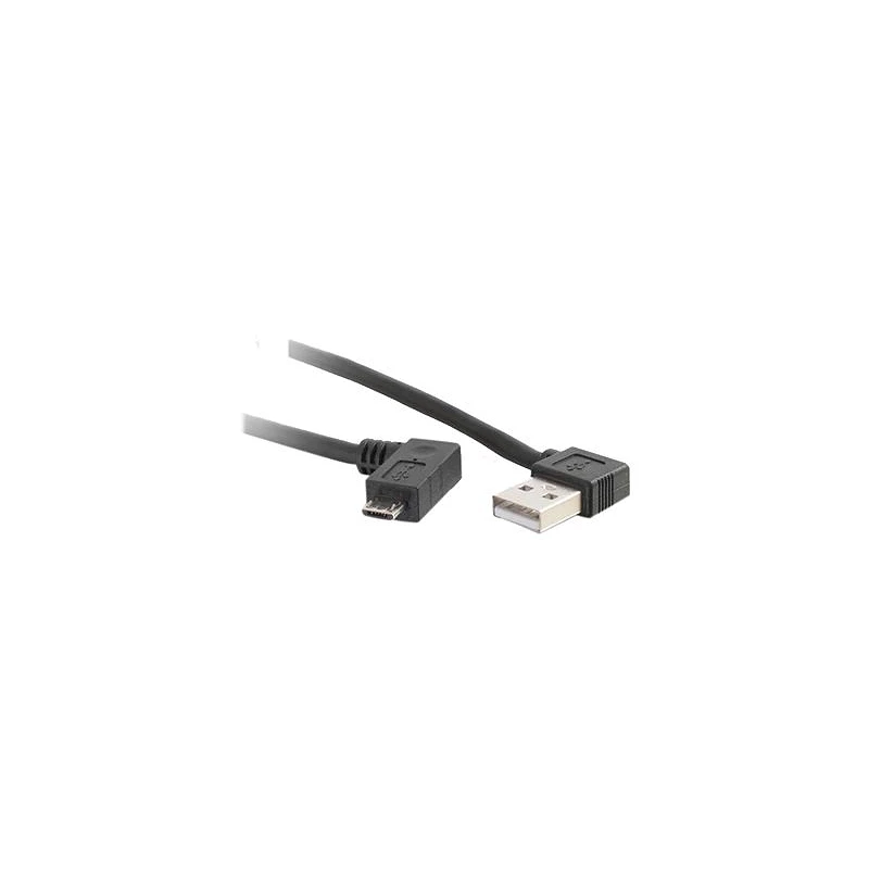 C2G USB 2.0 A Right Angle to Micro-USB B Right Angle Cable