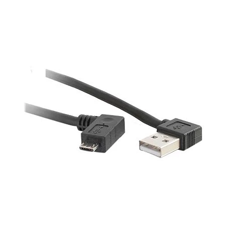 C2G USB 2.0 A Right Angle to Micro-USB B Right Angle Cable