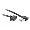 C2G USB 2.0 A Right Angle to Micro-USB B Right Angle Cable