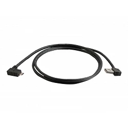 C2G USB 2.0 A Right Angle to Micro-USB B Right Angle Cable