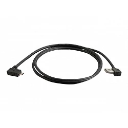 C2G USB 2.0 A Right Angle to Micro-USB B Right Angle Cable