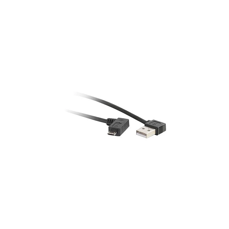 C2G USB 2.0 A Right Angle to Micro-USB B Right Angle Cable