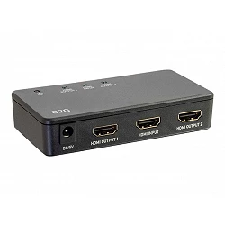 C2G 2-Port HDMI Splitter 4K30 - Separador de vídeo/audio