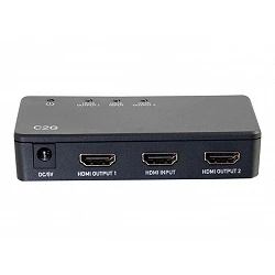 C2G 2-Port HDMI Splitter 4K30 - Separador de vídeo/audio