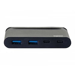 Legrand - Hub - 2 x SuperSpeed USB 3.0 + 1 x USB-C + 1 x USB-C (suministro de energía)