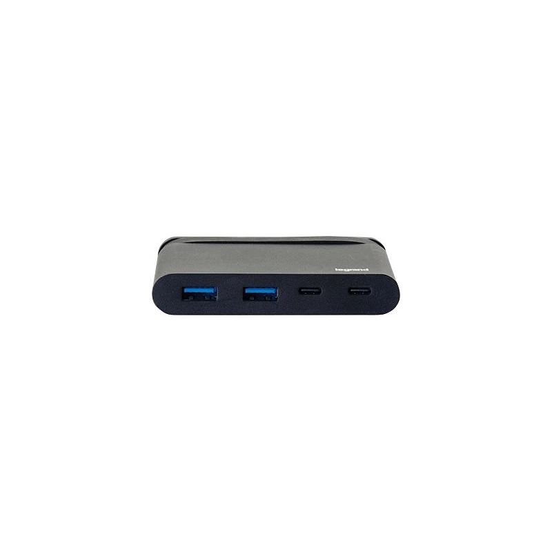 Legrand - Hub - 2 x SuperSpeed USB 3.0 + 1 x USB-C + 1 x USB-C (suministro de energía)