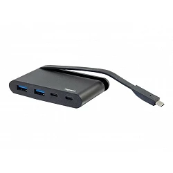 Legrand - Hub - 2 x SuperSpeed USB 3.0 + 1 x USB-C + 1 x USB-C (suministro de energía)