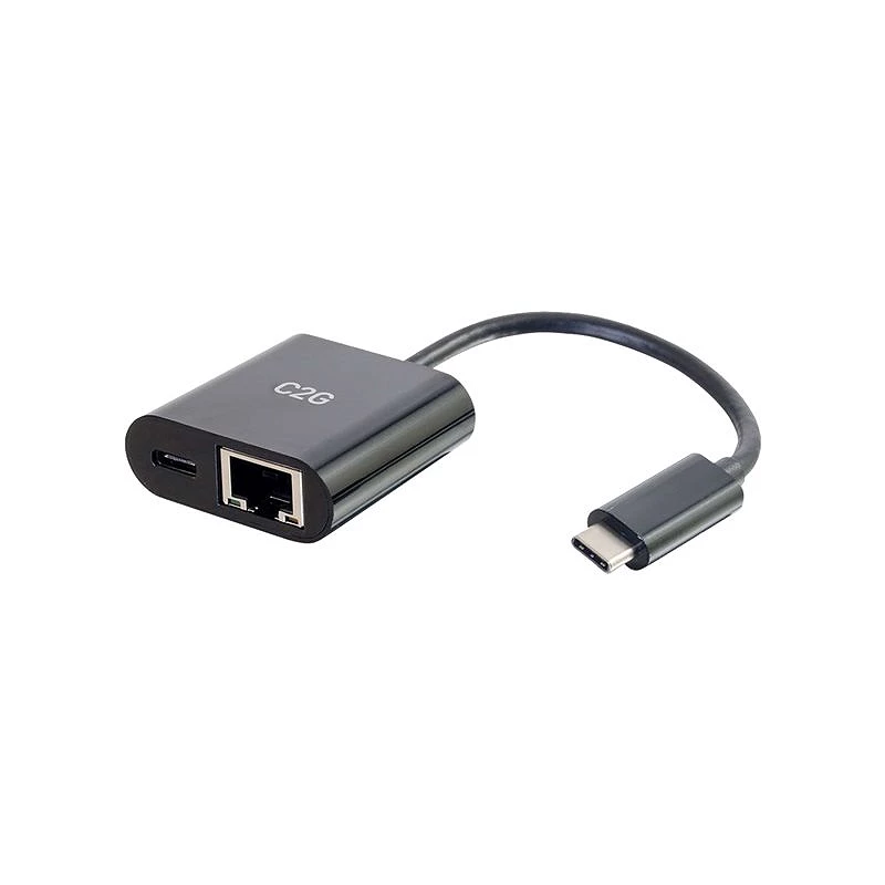 C2G USB C to Ethernet Adapter With Power Delivery