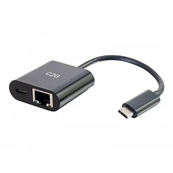 C2G USB C to Ethernet Adapter With Power Delivery