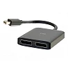 C2G Mini DisplayPort 1.2 to Dual DisplayPort MST Hub