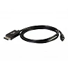 C2G 1m Mini DisplayPort to DisplayPort Adapter Cable 4K UHD