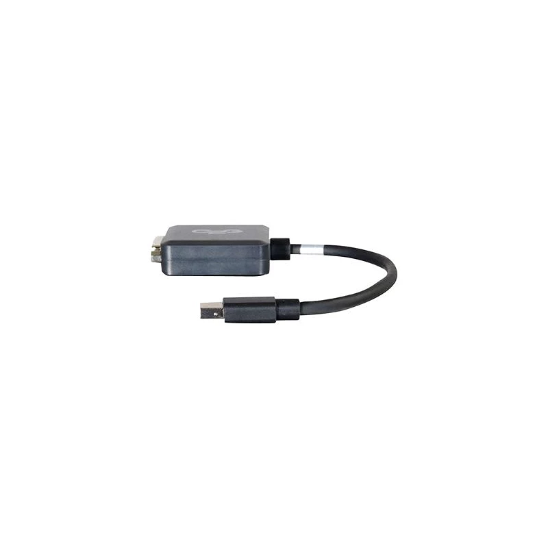 C2G 20cm Mini DisplayPort to DVI Adapter - Thunderbolt to Single Link DVI-D Converter M/F