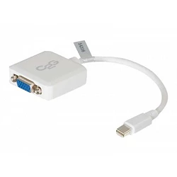 C2G 20cm Mini DisplayPort to VGA Adapter - Thunderbolt to VGA Converter M/F