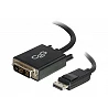 C2G 2m DisplayPort to Single Link DVI-D Adapter Cable M/M