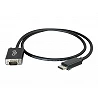 C2G 2m DisplayPort to VGA Adapter Cable - DP to VGA