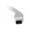 C2G 1m Mini DisplayPort Cable 4K UHD M/M - White