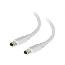 C2G 1m Mini DisplayPort Cable 4K UHD M/M - White